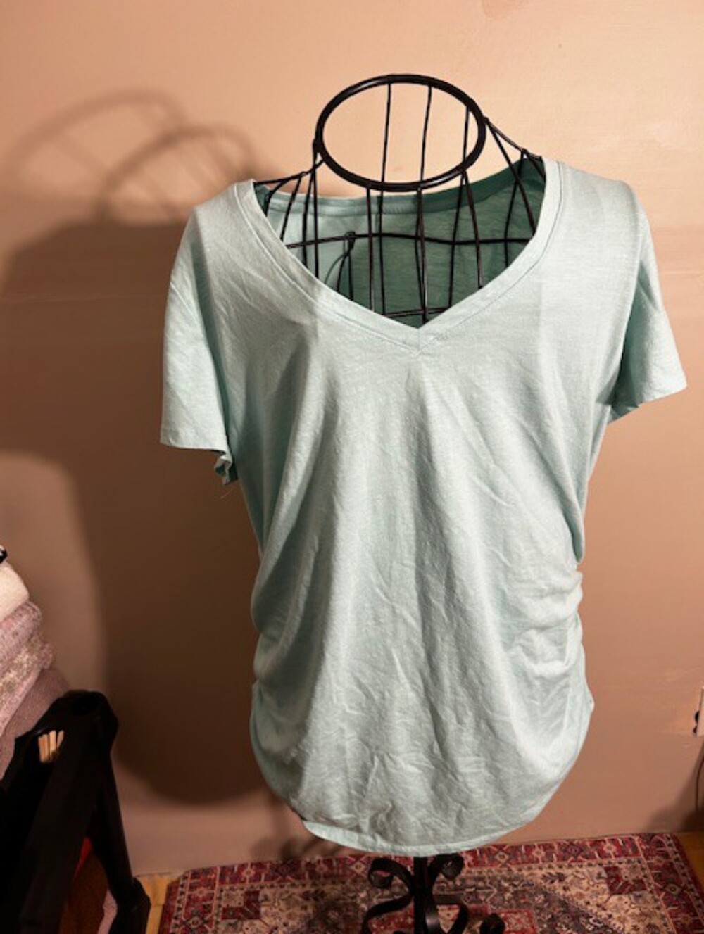 🍋‍🟩 Sonoma maternity size extra large teal  tee t shirt pregnancy